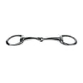 thumbnail image 3 of Filete de caballo,Filete deportivo ligero de acero inoxidable para caballos,Bocado para Caballo Equipo Portátil Profesional,Bocado masticable para caballos con anillas Montar a caballo de, 3 of 8