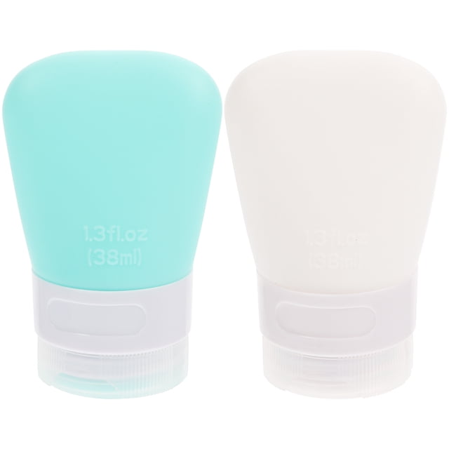 NUOLUX 2Ud De Silicona Para Viaje Selladas Para Almacenamiento De Cosméticos Y Cuidado Personal