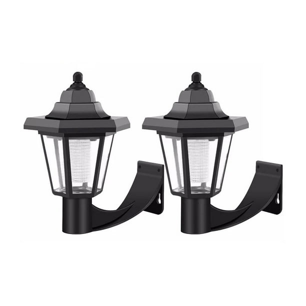 Luces solares para terrazas, postes para cercas, patios, piscinas, escaleras, escalones y caminos, resistentes a la intemperie, luces LED para terrazas, luces solares para exteriores.