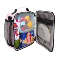 thumbnail image 4 of Haosy Dreamy Pastel Pink Reusable Lunch Box Men/Women Insulated Lunch Bag for School Picnic Travel, 4 of 6