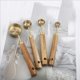 thumbnail image 3 of Juego de cucharas medidoras Qtmnekly, mango de madera, acero inoxidable, kit de herramientas para hornear, accesorios de cocina 2, 3 of 6
