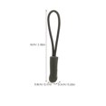 thumbnail image 2 of AURARMLET 20Ud Tirador Desmontable Para Con Cuerda Antideslizante Olive Green Para Bolsas Y Ropa, 2 of 6
