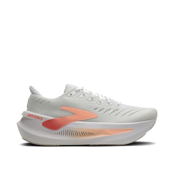 Brooks Glycerin Max 2 White Coral Peach Women's Running Shoes 120468-1B-197