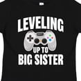 thumbnail image 4 of Inktastic Leveling Up to Big Sister Girls Toddler T-Shirt, 4 of 5