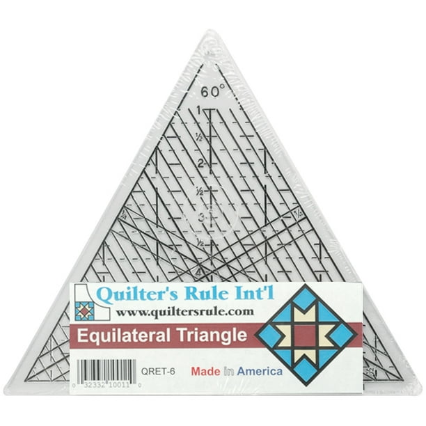Quilter's Triangle Équilatéral Règle-7-3/4"