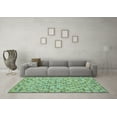thumbnail image 3 of Ahgly Company Indoor Rectangle Abstract Light Blue Modern Area Rugs, 7' x 9', 3 of 4