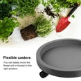 thumbnail image 4 of BESTOYARD Roller Tray for Large Heavy Planters Dark Grey, 4 of 5