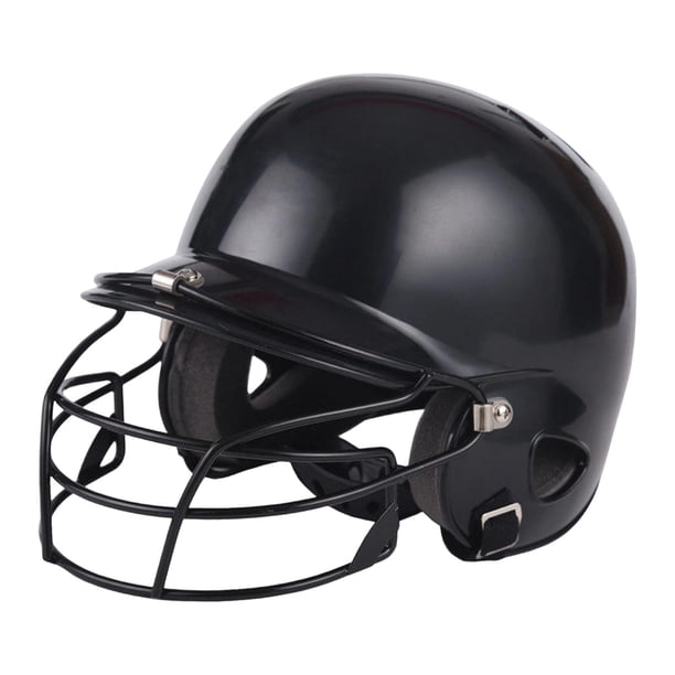 Casco de béisbol transpirable y práctico para bateo, ideal para partidos y deportes al aire libre. Negro para niños