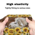 thumbnail image 7 of HELLHERO White Horse Sunflower Back Cover Walker Seat Cover with Non-Slip Cover Easy Fit Walker Protection for Elder, 7 of 7