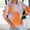 Orange, variant on WXLWZYWL Womens Long Sleeve Sweatshirt Casual Round Neck Cute Pullover Tops Gradient Lightweight Loose Fit Soft Sweatshirt with Pocket