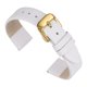 thumbnail image 1 of Correa de Cuero Uxcell Correa de Reloj de Cuero Lisa y Plana para Hombres y Mujeres Blanco, Tono Dorado 16mm, 1 of 7