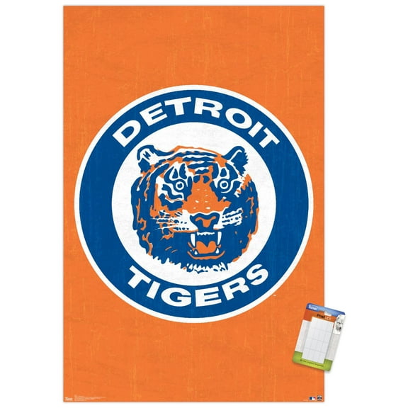 MLB Detroit Tigers - Retro Logo 14 Wall Poster, 22.375" x 34"