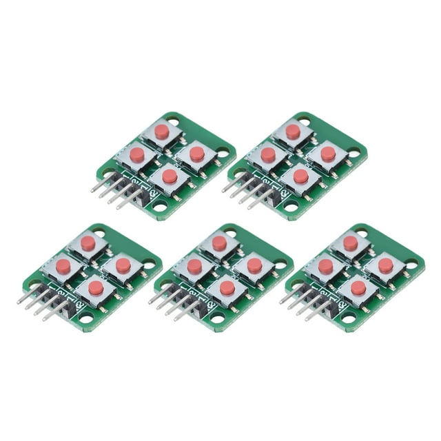 4 Module de Clavier, 5PCS Durable Facile à Installer des Modules de Commutateur de Réseau de l'Artisanat d'Art pour la Modification de Voiture pour le Contrôle du Moteur