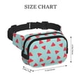thumbnail image 4 of Easygdp Watermelon Fanny Packs for Women Men, Belt Bag, Fashion Crossbody Bags, for Workout/Running/Hiking, 4 of 9