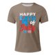 thumbnail image 5 of Tops para hombre, blusas y camisas de cuello redondo y manga corta para hombre, tops casuales de cuello redondo y manga corta con estampados especiales para hombre., 5 of 5