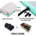 thumbnail image 4 of AKSPORT P10 Series Air Mat Tumble Track 10' Inflatable Gym Mat, Mint Green, 4 of 5