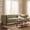 Olive Green, variant on Christopher Knight Home 80" Modern Upholstered Sofa, 3 Seats Tuxedo Arms with Wood Leg, Linen