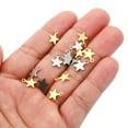 thumbnail image 4 of Pentagram Charm, 100Pcs Star Pendants Bulk Mini Pentagram Charm Pendants for Jewelry Making, Gold Silver, 4 of 5