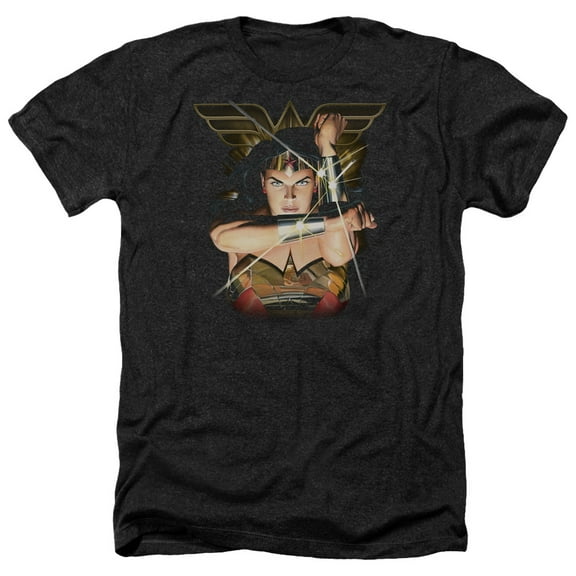 Justice League - Deflection - Heather Short Sleeve Shirt - X-Large