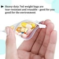thumbnail image 4 of Pill Pouch Bags-Zippered Pill Pouch Set, Reusable Pill Baggies, Clear Plastic Pill Bags Self Sealing Travel Medicine Organizer Storage Pouches with Slide Lock for Pills and Small Items(10 Pieces), 4 of 7