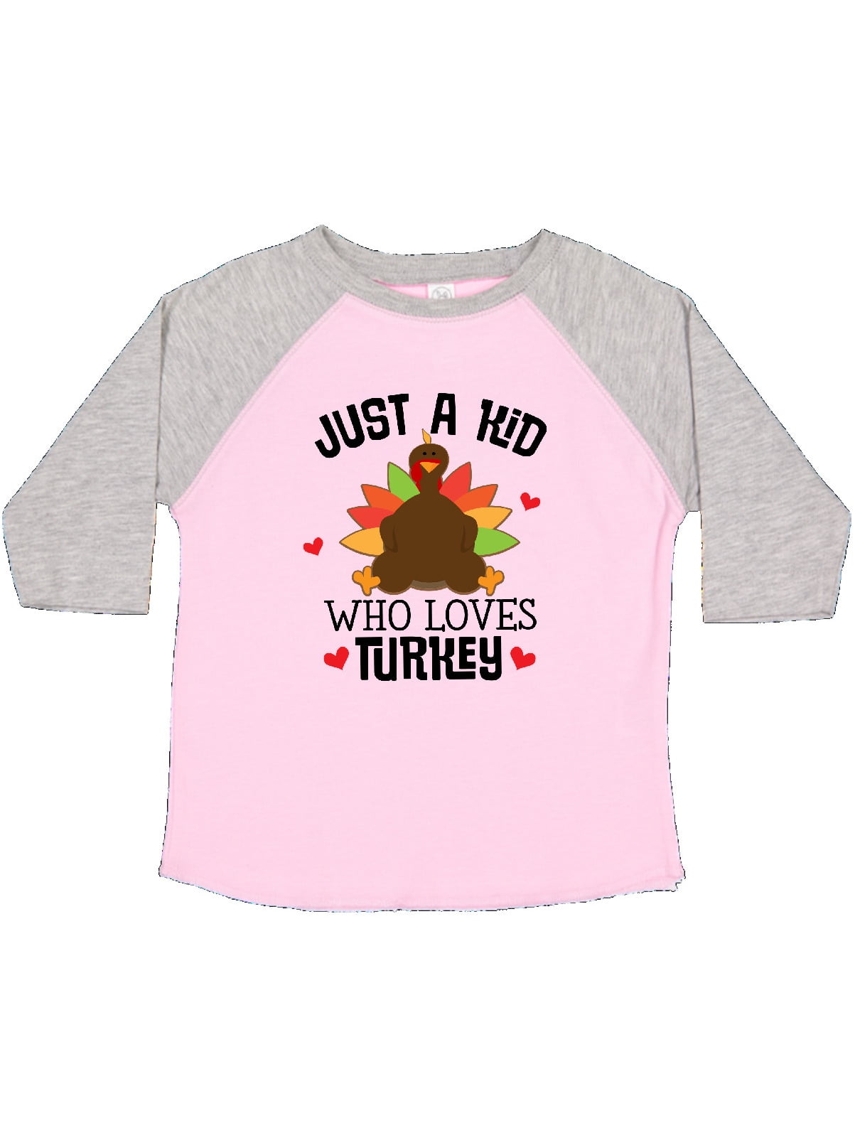 INKtastic Thanksgiving Funny Kids Turkey Toddler TShirt Walmart