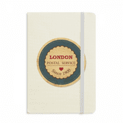 Love UK London Britian England Stamp Notebook Official Fabric Hard Cover Classic Journal Diary