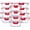 Red, variant on This 24-piece glass food storage container set features upgraded snap-lock lids. The glass meal preparation container set – airtight lunch boxes – is microwave, oven, refrigerator, and dishwasher saf