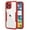 Red, variant on Dteck Full Body Case for iPhone 14 6.1 inch 2022 with Built-in Screen Protector, Dual Layer Rugged Bumper Clear Case for Apple iPhone 14, Red