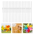 thumbnail image 4 of Miangastore 20 Set Windmill Pole Plastic Windmill Rods Wind Pole Wind Making Rod Windmill Attachment Diy Windmill Sticks Flower Kit Diy Pinwheel Plastic Rods Craft Supplies, 4 of 9