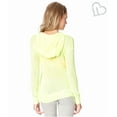 thumbnail image 2 of Aeropostale Sweat à Capuche Rayé pour Femmes, Jaune, Juniors, Très Petit, 2 of 3