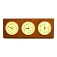 thumbnail image 1 of Bey-Berk International WS115 Triple Quartz Clock - Oak Wood, 1 of 1