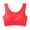 Red, variant on Sports Bras for Women, Wireless Bras, Women's Front Button Lightweight Without Steel Ring Gathering Bra With Adjustable Breasts And A Lifting Chest Non-magnetic Underwear Clearance Under $10