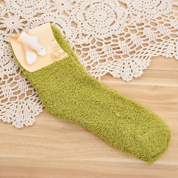 Tittly Ankle Socks Grip Socks Women Fuzzy Slipper Socks Warm Soft Winter Plush Sleeping Socks Low Cut Socks Hats for Men AG One Size