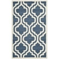 thumbnail image 1 of Safavieh Cambridge 8' X 10' Hand Tufted Wool Rug in Navy and Ivory, 1 of 3