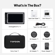 TOPDON AD800BT 2 Automotive Diagnostic Scanner, Bidirectional OBD2 Scanner with 28+ Services, CANFD/FCA AutoAuth