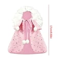 thumbnail image 2 of PiGOGI Christmas Goose Costume Cloak Set Witch Hat Cape Outfit Glitter Fabric for Garden Lawn Goose Statue Holiday Yard Decorative (Goose Not Included), 2 of 7