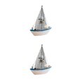thumbnail image 4 of Billuyoard Mini velero modelo decoración hogar Hotel Oficina miniatura velero velero juguetes ornamento artesanías de, 4 of 6
