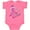 Hot Pink, variant on Inktastic Cure Breast Cancer Awareness Pink Ribbon Boys or Girls Baby Bodysuit