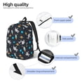 thumbnail image 3 of Rocae Space for Canvas College Laptop Backpack for Men Women-Medium, 3 of 5