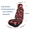 thumbnail image 6 of Haiem Ladybugs and Red Hearts Printed Car Seat Covers Set of 2, Universal Fit Car Seat Covers,Protective Seat Covers,Comfortable Car Seat Covers, Easy Installation Seat Covers, Vehicle Seat Covers, 6 of 9