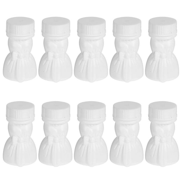 GOOHOCHY 10 botellas pequeñas de burbujas para festivales, bodas y fiestas. Botellas de plástico para burbujas.