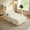 Cream, variant on AUU Oversized Modern Modular Loveseat Sofa, Cloud Boneless Couch for Living Room, No Assembly Required