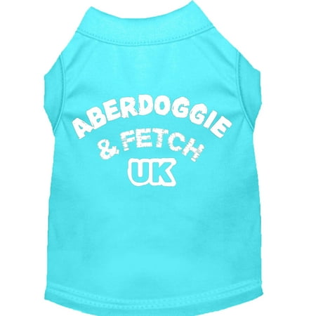 Pet Dog Cat Shirt Screen Printed, "Aberdoggie and Fetch UK"