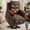 Style B: Brown, variant on Lift Recliner Chair, LEGAHOME Electric Power Lift Recliner for Elderly with Heat Therapy and Massage, Oversized PU Leather Recliner Chair with 23" Wide Seat,Cup Holders, USB Port, Black
