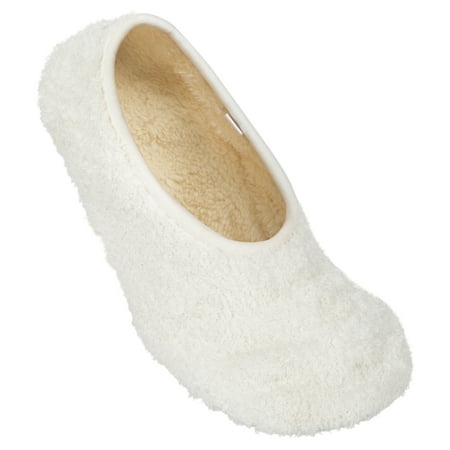 

Super Soft Cozy Cream Large (9.5-11) Slip Resistant Sole Women s Slippers