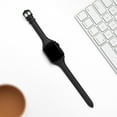 thumbnail image 3 of WFEAGL Apple Watch Leather Band Replacement Wristband 38mm 40mm 41mm Black/Black, 3 of 6