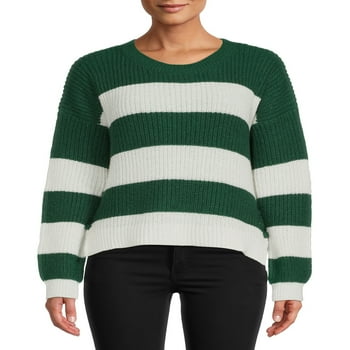 No Boundaries Juniors' Stripe Sweater
