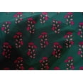 thumbnail image 4 of oneOone Cotton Silk Fabric Leaves & Floral Block Print Fabric BTY 42 Inch Wide, 4 of 4