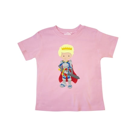 

Inktastic Boy Prince Knight In Shining Armor Blond Hair Gift Toddler Boy Girl T-Shirt