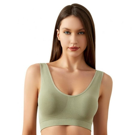 

Pretty Comy Women Comfort Seamless Wirefree Sports Bras